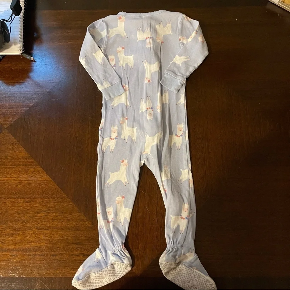 Carter’s: Simple Joys | Llama footed pajamas | 18 mo